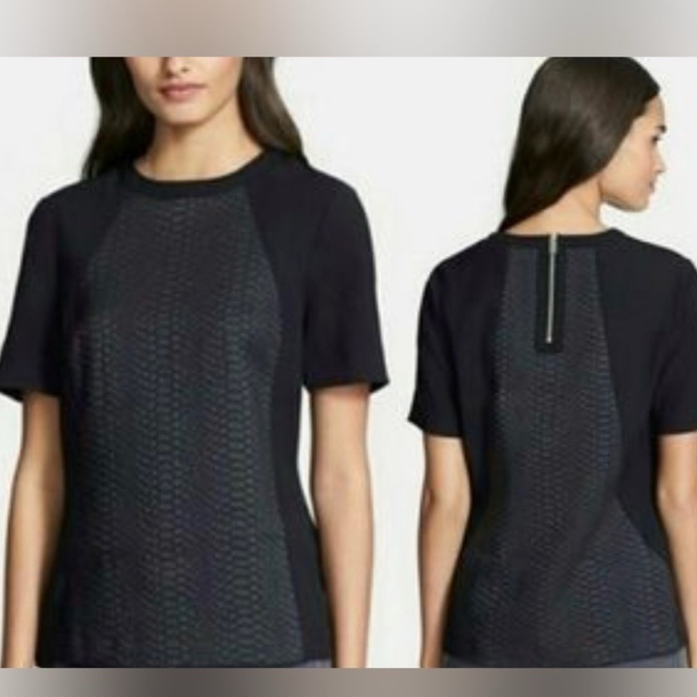 Ted Baker London Embossed Snake Pattern Top US Size 6